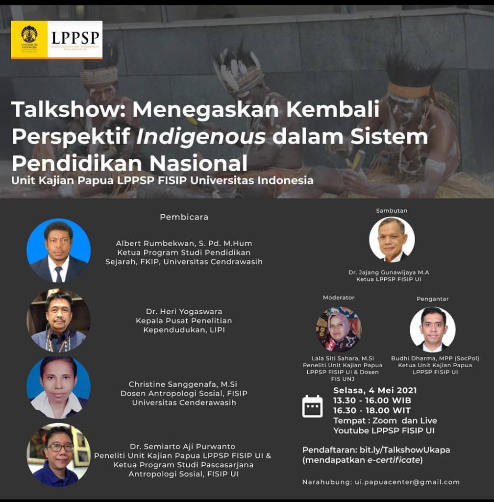 Menegaskan kembali Perspektif Indigenous Dalam Sistem Pendidikan Nasional